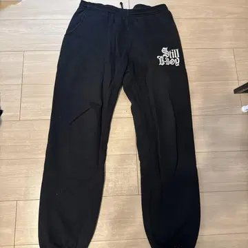 LOS ANGELES APPAREL 블랙 스웨트 팬츠 M 사이즈
