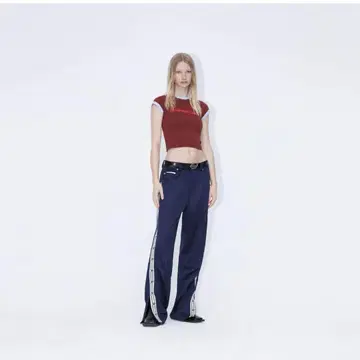 eytys Titan Tape Navy 에이티즈 사이드 테이프 팬츠