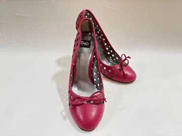 D&G 하트 메쉬 펌프스 하이힐 사이즈 36.5 11cm 힐
