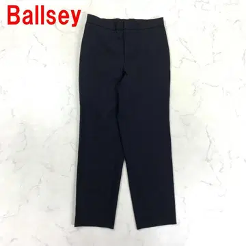 A5094 보르지 슬랙스 테이퍼드 팬츠 울 블랙 34