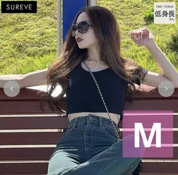 shoko 아베일 콜라보 백 로고 티셔츠 M 사이즈 블랙