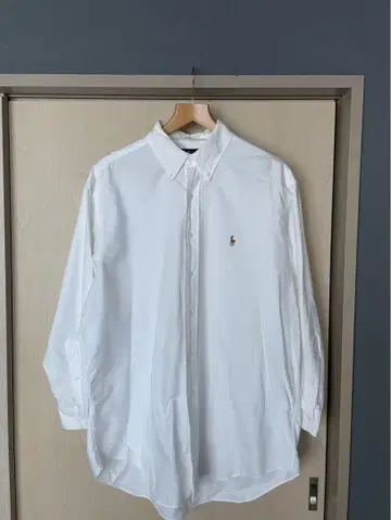 Ralph Lauren 화이트 버튼 다운 셔츠 빈티지