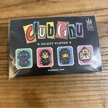 clubGnu 픽셀 아트 핀 배지 세트/King Gnu