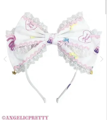 Angelic pretty Compact Toys 머리띠 시로