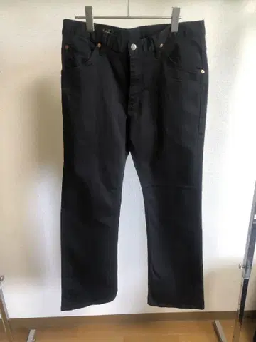 Lee 블랙 스트레이트 청바지