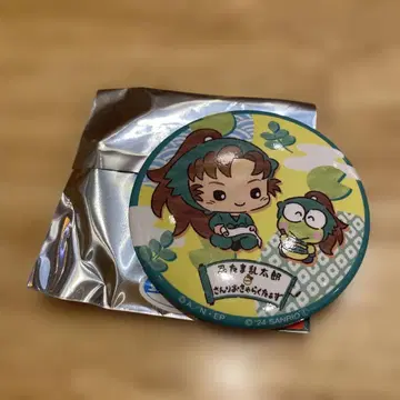 닌자 타마 란타로 산리오 콜라보 캔뱃지 젠포지 이사쿠 케로케로케로피
