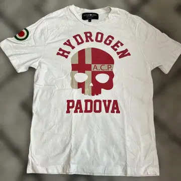 HYDROGEN 하이드로겐 PADOVA 스컬 티셔츠 L 사이즈
