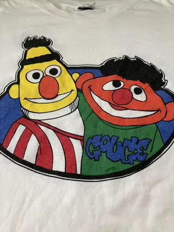 90s USA제 GOUGE 패러디 세서미 스트릿 T XL
