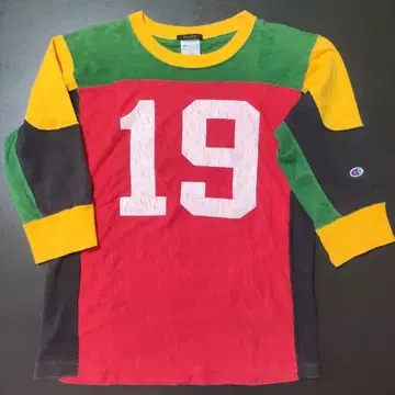 Champion 아담 앤 로페 콜라보 7부 소매 맨투맨 L 멀티 컬러