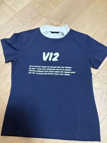V12 반팔 상의