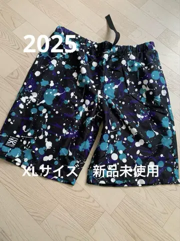 교토 대작전 2025 서핑 팬츠 블루 브러쉬 XL 사이즈