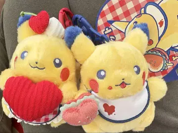 PIKACHU DINER 마스코트 2종 파우치 세트