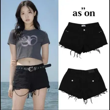 as"on 아즈온 ason 숏 팬츠 바지 청바지 팬츠 한국