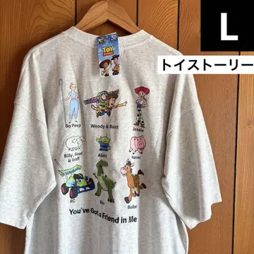 토이스토리 버즈 우디 반팔 티셔츠 빅 루즈 L