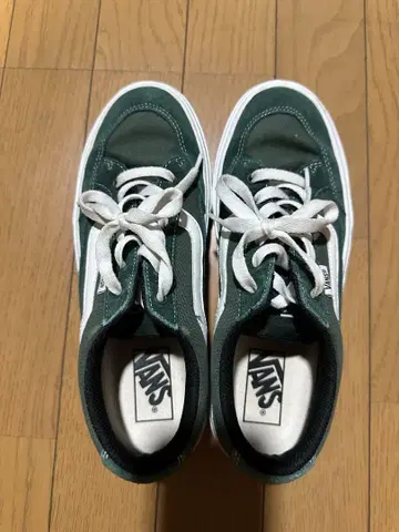 반스 그린 스니커즈