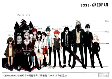 SSSS.GRIDMAN 그리드맨 설정 자료 303장