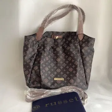 russet 그레이 나일론 숄더백