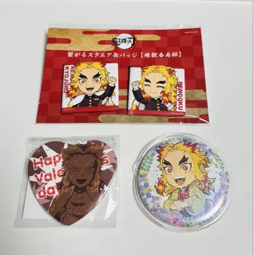 귀멸의 칼날 ufotable 렌고쿠 쿄쥬로 캔뱃지 세트