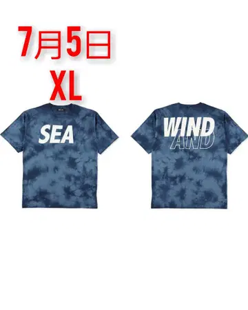 SEA WIND AND 타이다이 티셔츠 XL