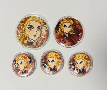 귀멸의 칼날 ufotable 렌고쿠 쿄쥬로 캔뱃지 세트