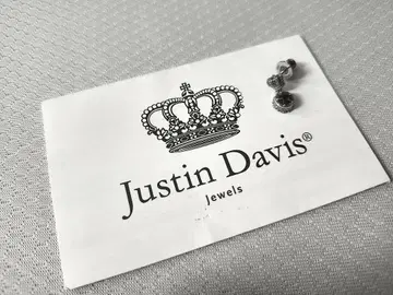 Justin Davis 귀걸이 srj651 별 블랙
