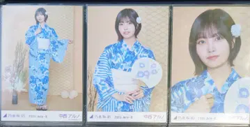 노기자카46 브로마이드 유카타 2025 나카니시 아르노 3종 컴프