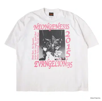 EVANGELION:95 0002 T-Shirt 화이트/L 미개봉 새상품