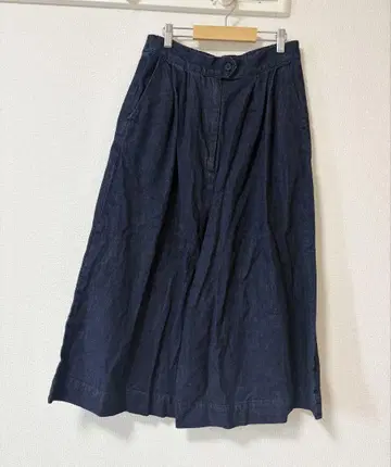 Sarahwear 데님 가우초 팬츠 일본제 면100%