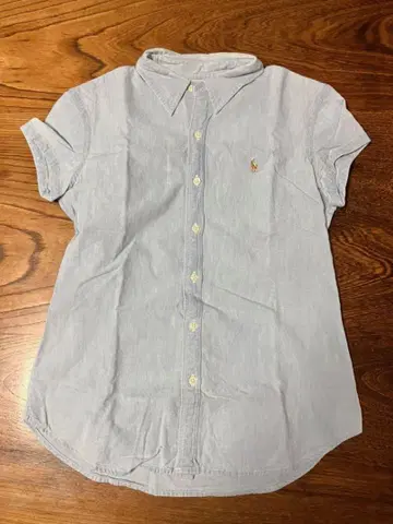Ralph Lauren 옅은 파랑 반팔 셔츠
