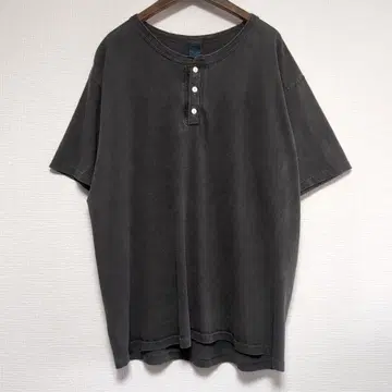 굿온 Good On 블랙 계열 헨리넥 티셔츠 XL 사이즈