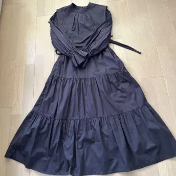 블랙 롱 원피스 Wcloset