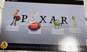 PIXAR Happy 복권 픽사 캐릭터 & 픽사 로고 피규어
