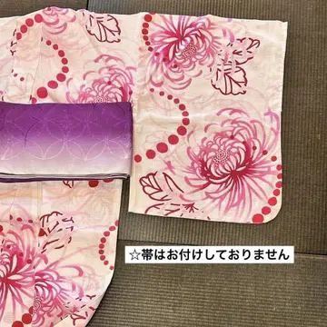 유카타 국화 패턴