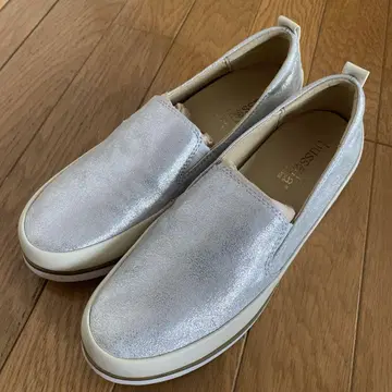 미사용 부소라 실버 슬립온
