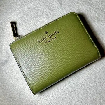 새상품 kate spade 케이트 스페이드 접이식 지갑 그린
