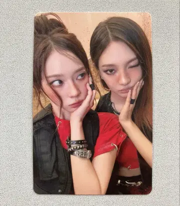 aespa dirty work 포토 카드