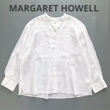 MARGARET HOWELL 마가렛호웰 린넨 셔츠 화이트 긴팔