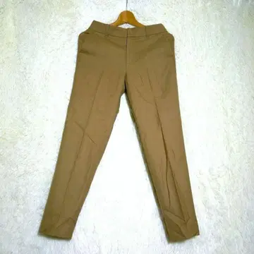 UNTITLED [1] 여성용 테이퍼드 팬츠 모 카멜