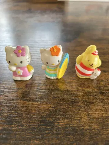 헬로키티 폼폼푸딩 3개 세트 헤이세이 레트로 산리오
