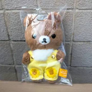 고흐 전 리락쿠마 [차이로이코구마] 매달린 봉제 인형