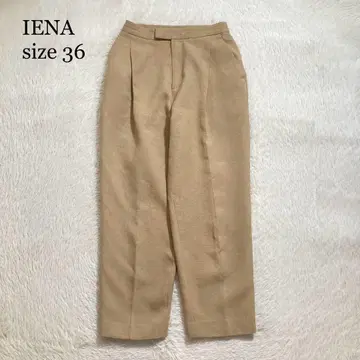 IENA 이에나 와이드 팬츠 슬랙스 테이퍼드 아세테이트 린넨 라이크