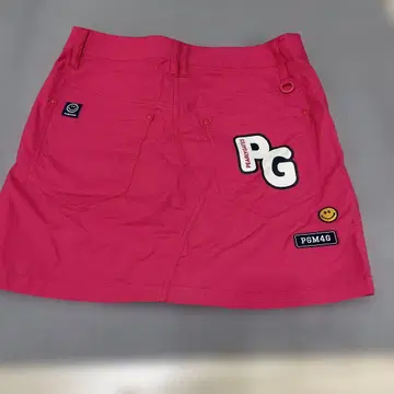 PG 로고가 있는 핑크 스커트
