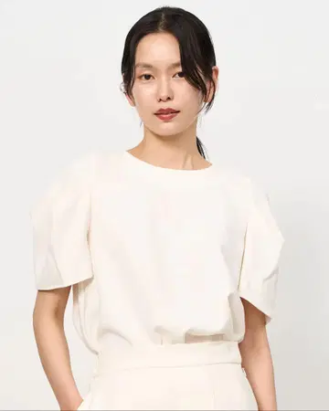 소주 어깨 턱 블라우스 S 사이즈