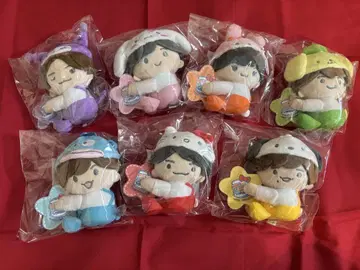 나니와단시 캐릭터 봉제 인형 7종 세트 산리오 콜라보
