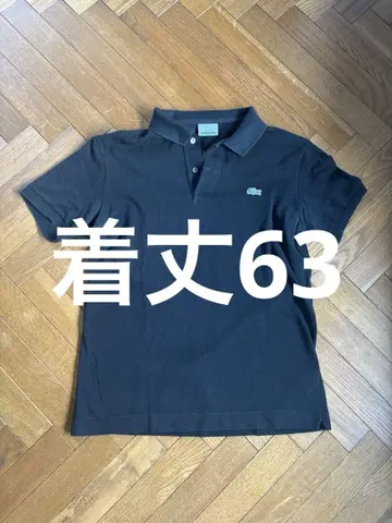 라코스테 피케 셔츠 블랙 검정 악어 자수 XS Drip