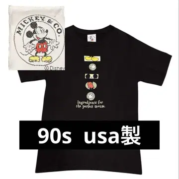 레어 90년대 USA제 빈티지 디즈니 미키마우스 티셔츠