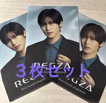 메구로 렌 클리어 파일 REGZA 3장 세트