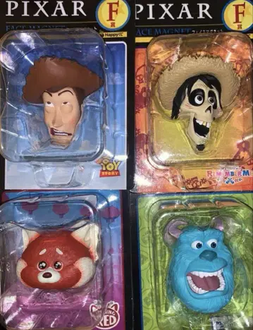 Happy 복권 PIXAR 픽사 페이스 마그넷 컴프 F상