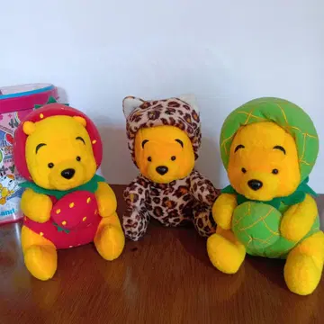 곰돌이 푸 봉제 인형 3종 세트