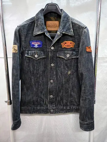 레어 본더치 Von Dutch 트래커 데님 자켓 Y2K